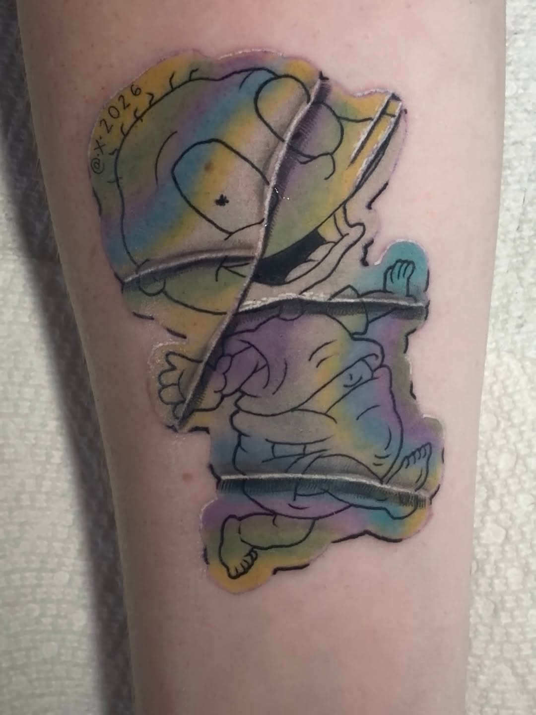 Tattoo by @exzavior__ — new_school, illustrative
