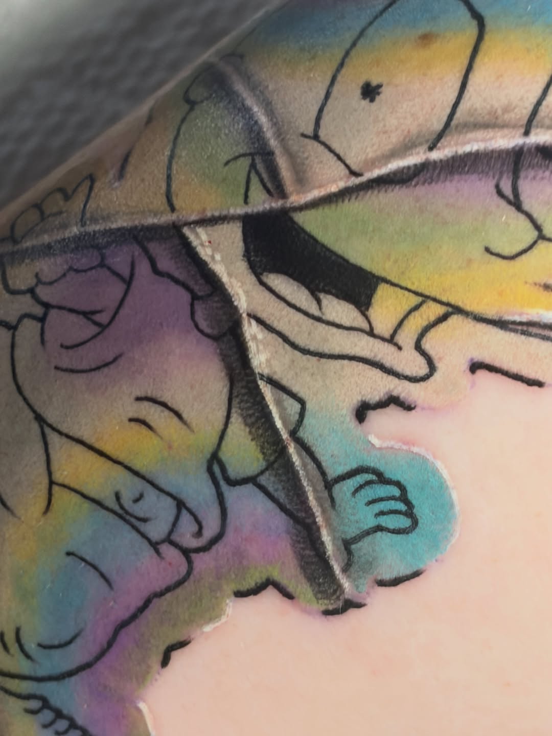 Tattoo by @exzavior__ — new_school, anime