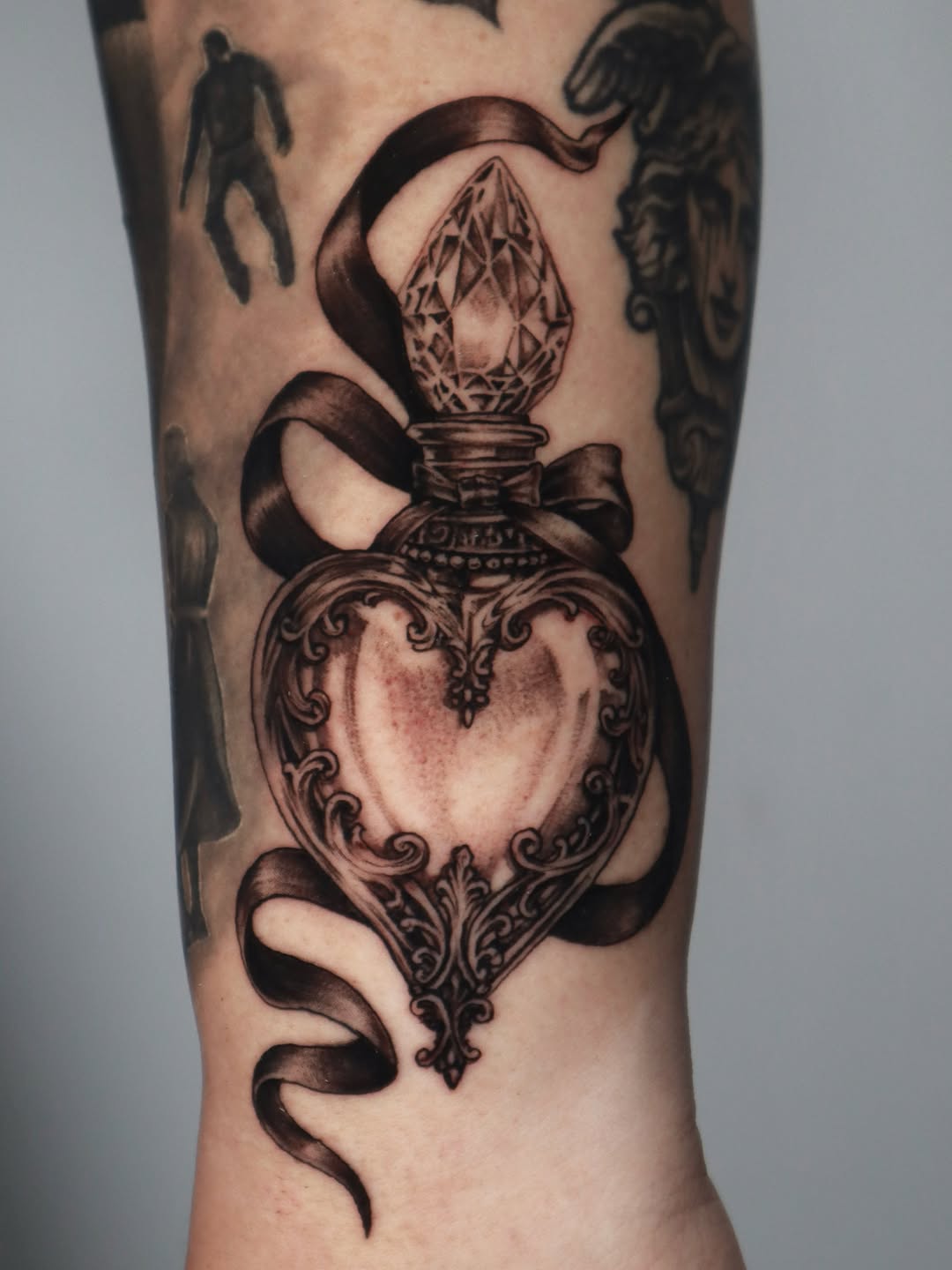 Tattoo by @artofmiguelangelflores — black_and_grey, realism