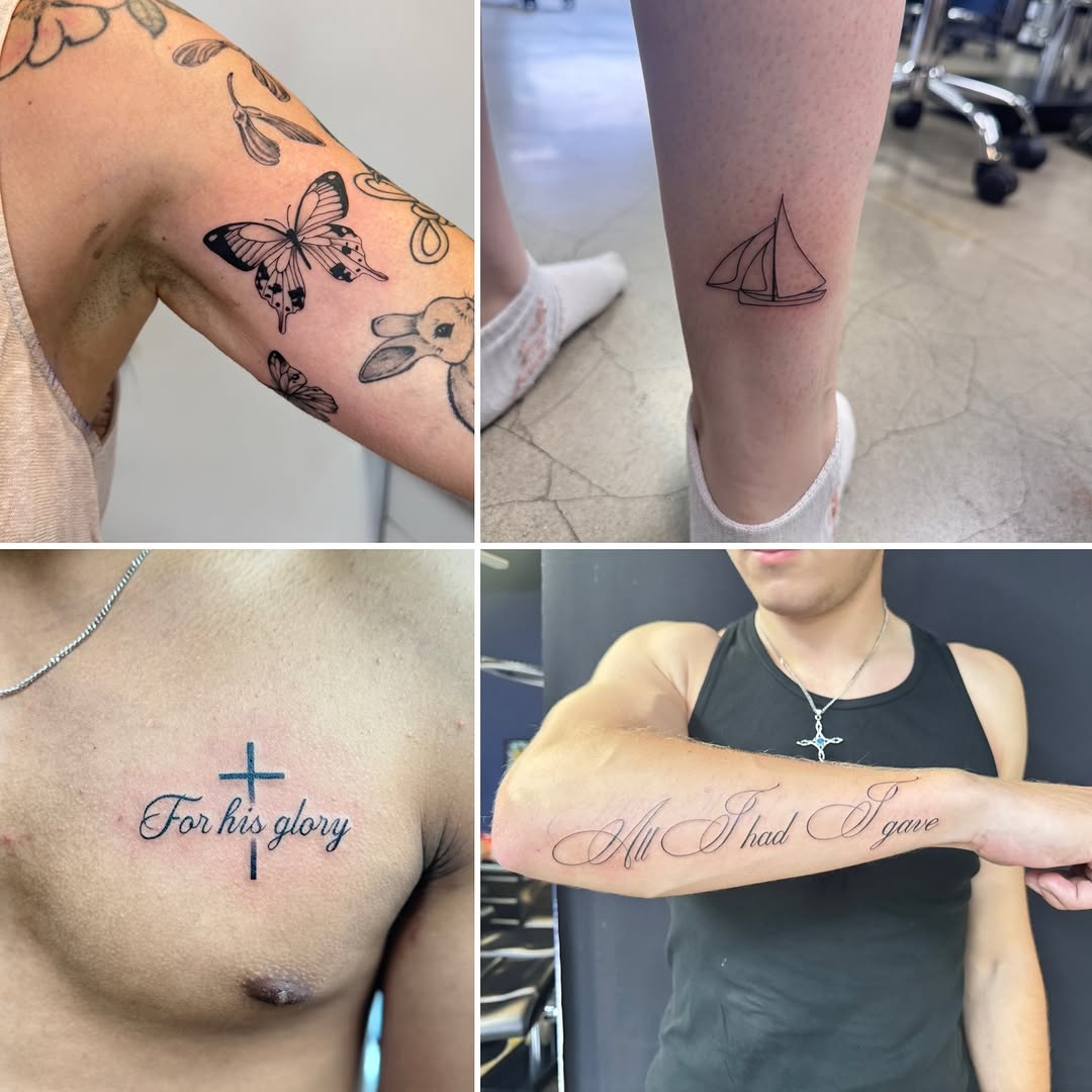 Tattoo by @beth.tattooink — fine_line, lettering_script