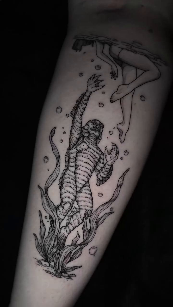 Tattoo by @lithic.ink — black_and_grey, realism