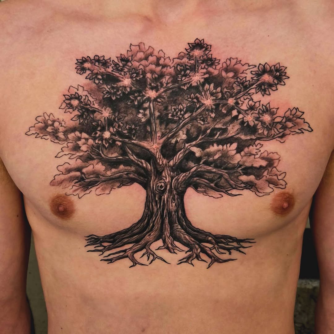 Tattoo by @hutch_tat β realism, black_and_grey