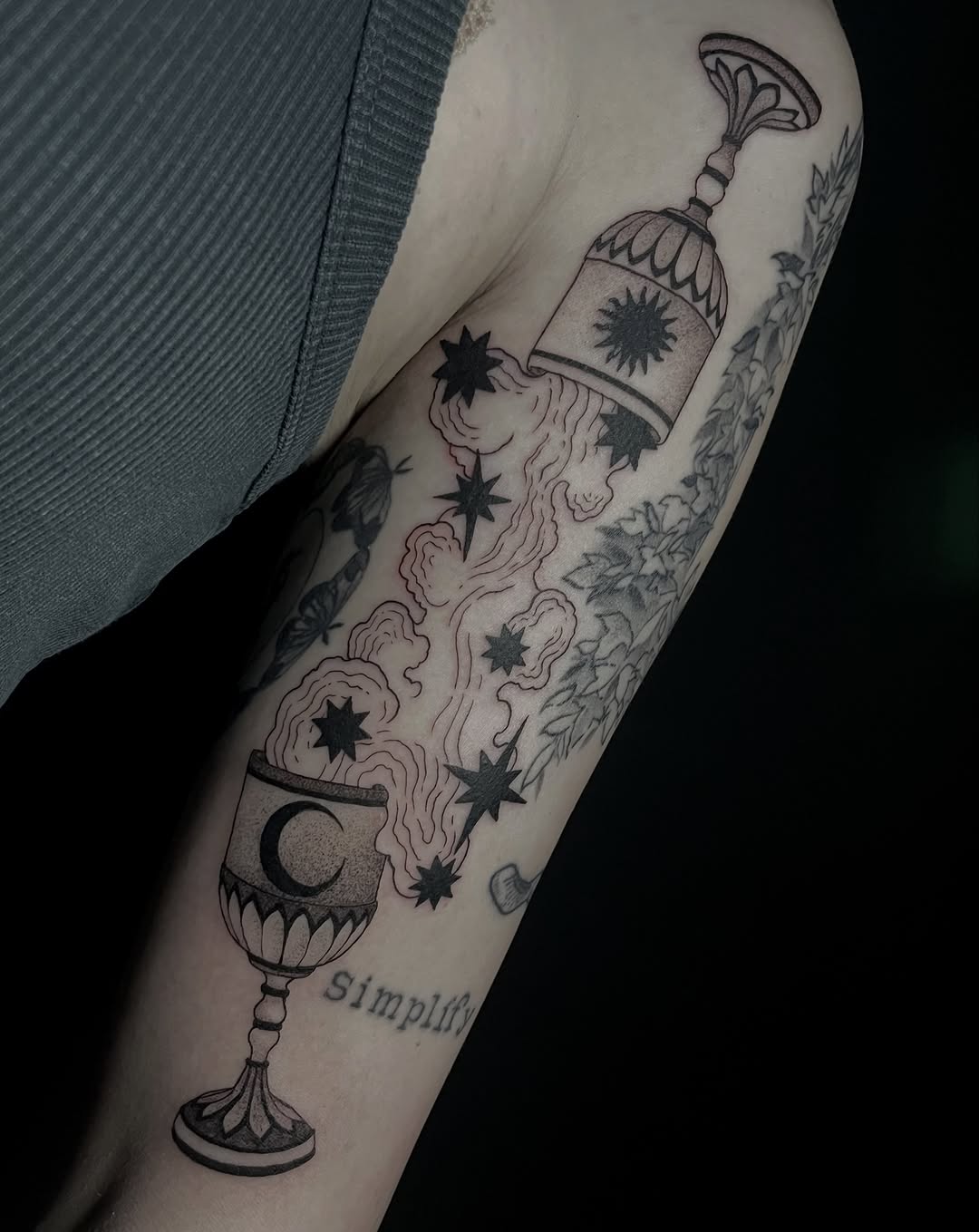 Tattoo by @nosferobtu.tattoo — black_and_grey, illustrative