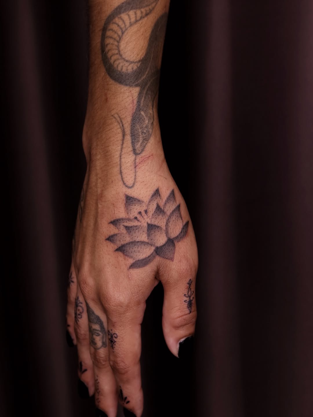 Tattoo by @lexgetink — black_and_grey, dotwork