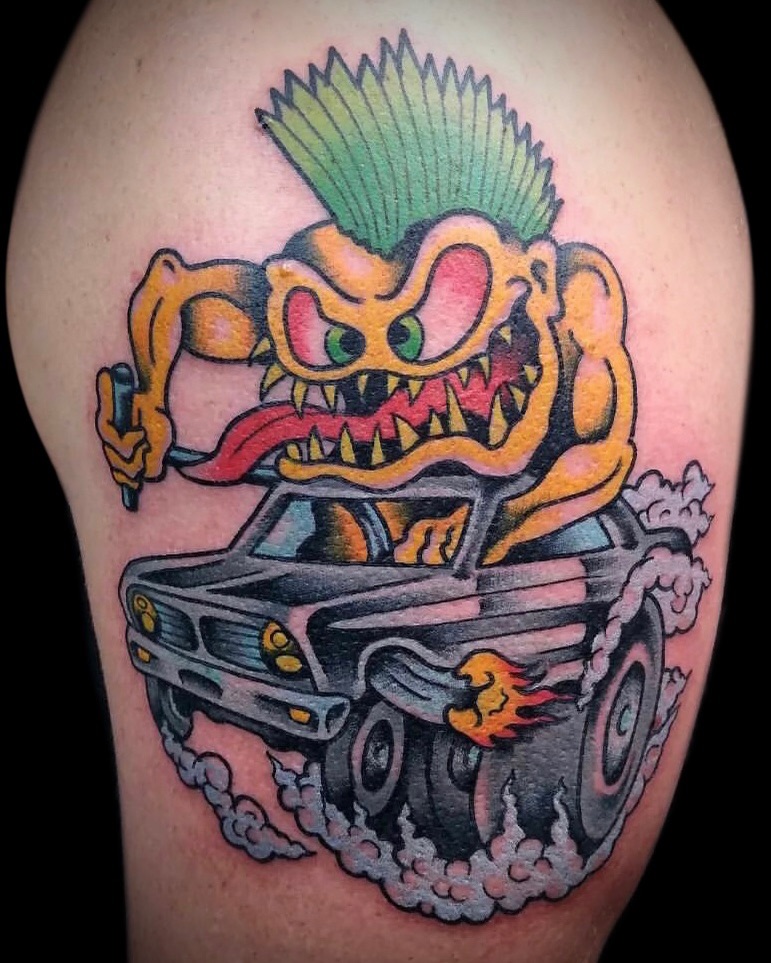 Tattoo by @mister_perks — new_school