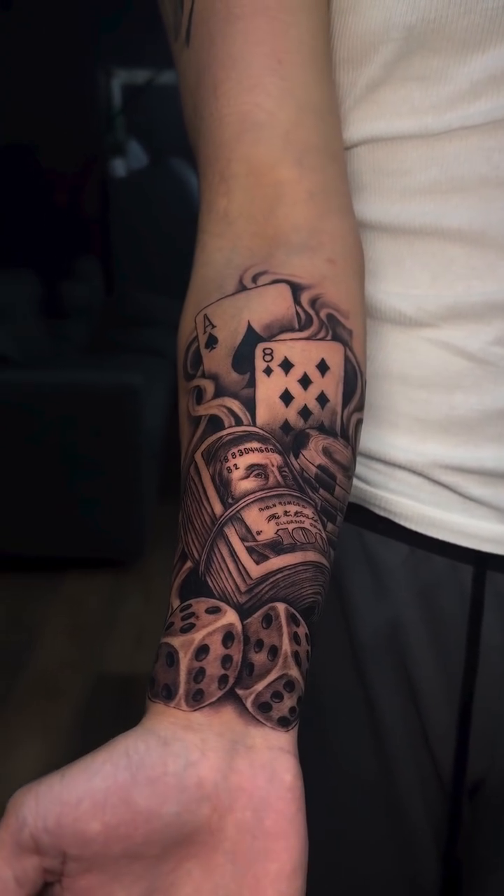 Tattoo by @sarai.inks — black_and_grey, realism
