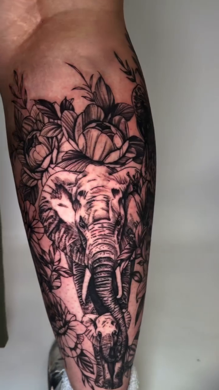 Tattoo by @mad_ak._.ink — black_and_grey, realism