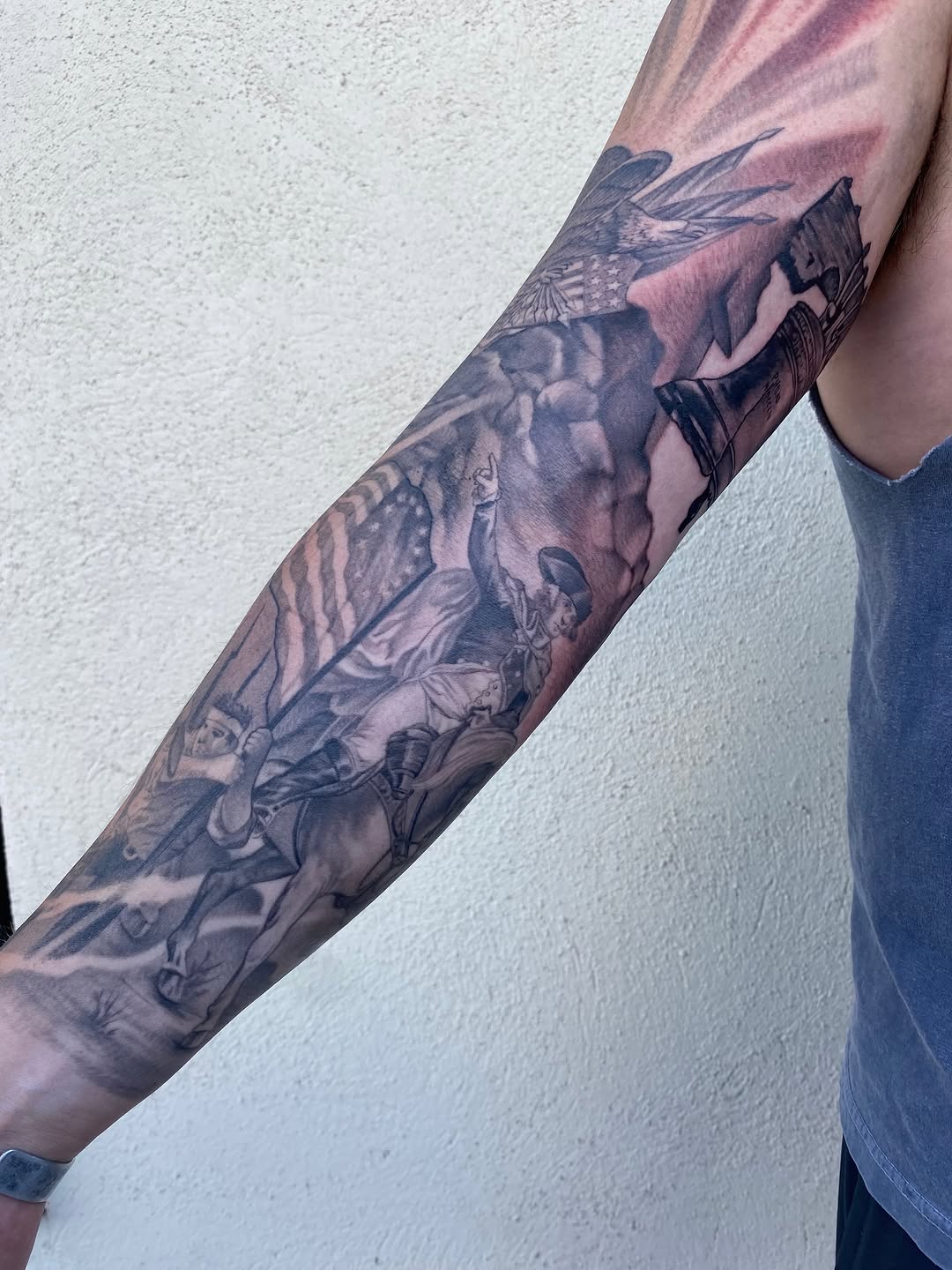 Tattoo by @fortune_glory — realism, black_and_grey