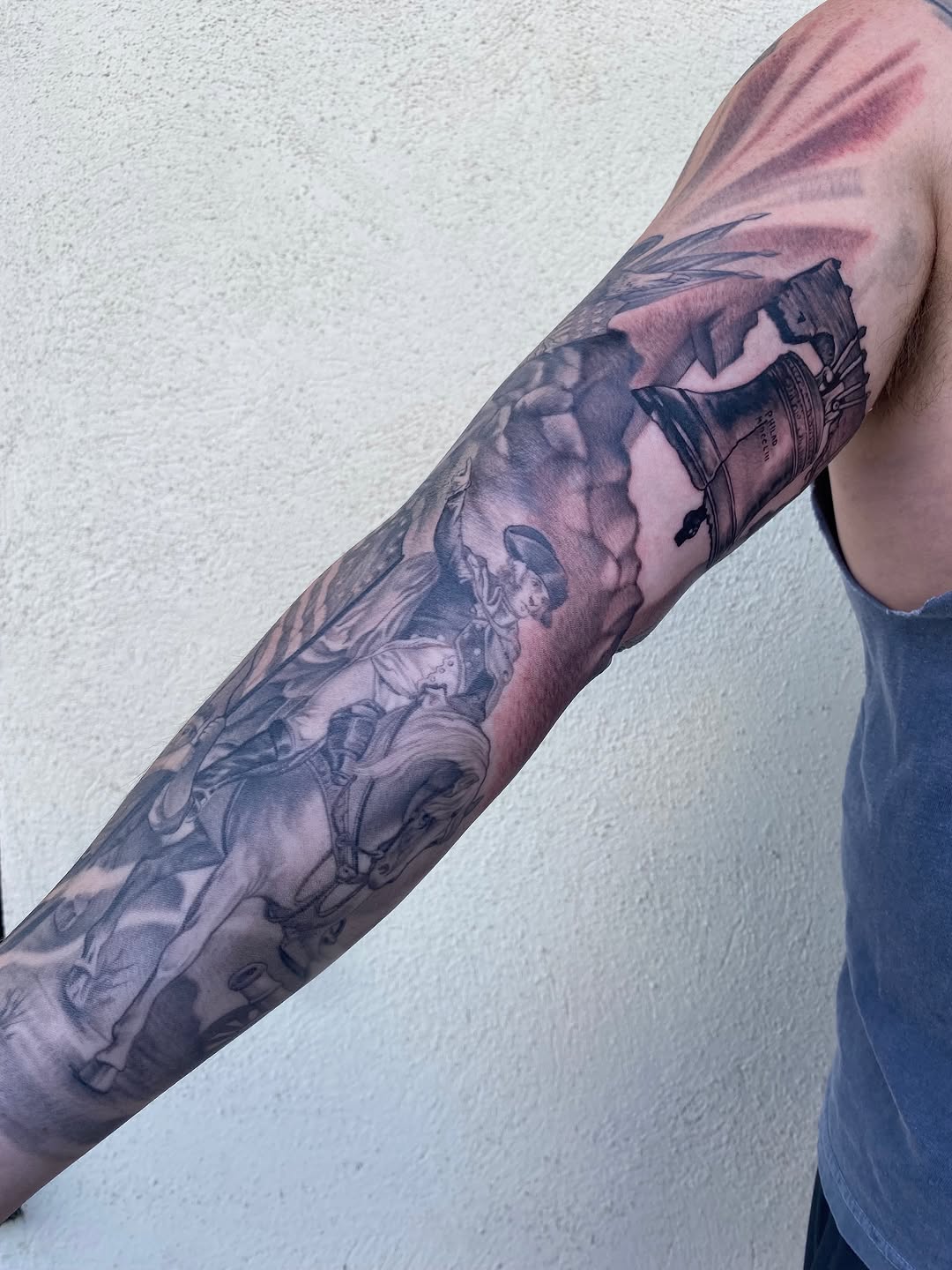 Tattoo by @fortune_glory — realism, black_and_grey