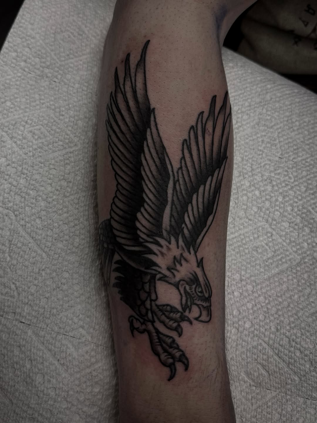 Tattoo by @sydneybulmer.tattoos — american_traditional, black_and_grey