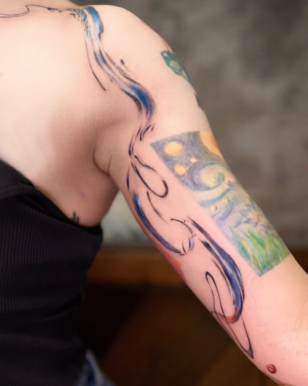 Tattoo by @dw_tattooer — fine_line, watercolor