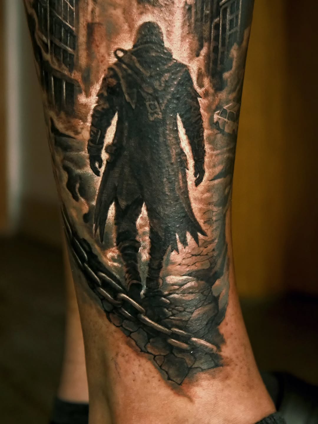Tattoo by @krystersanchez — realism, black_and_grey