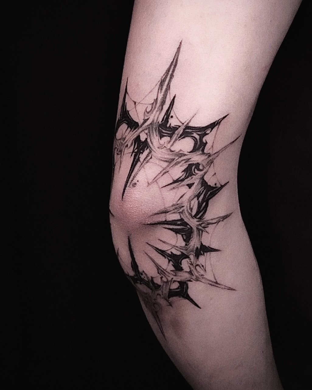Tattoo by @dowoo_tattoo β blackwork, ornamental