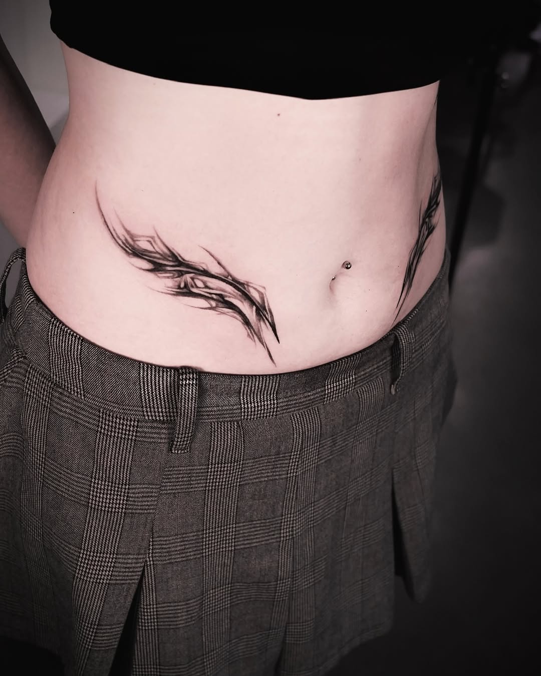 Tattoo by @dowoo_tattoo β blackwork, illustrative