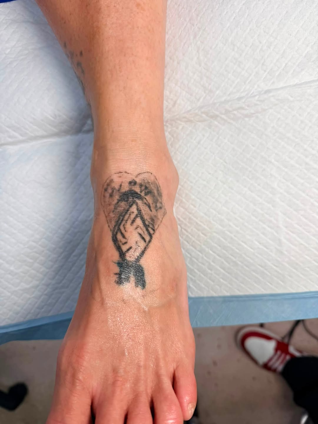 Tattoo by @catfishjimmytattoos — black_and_grey, geometric