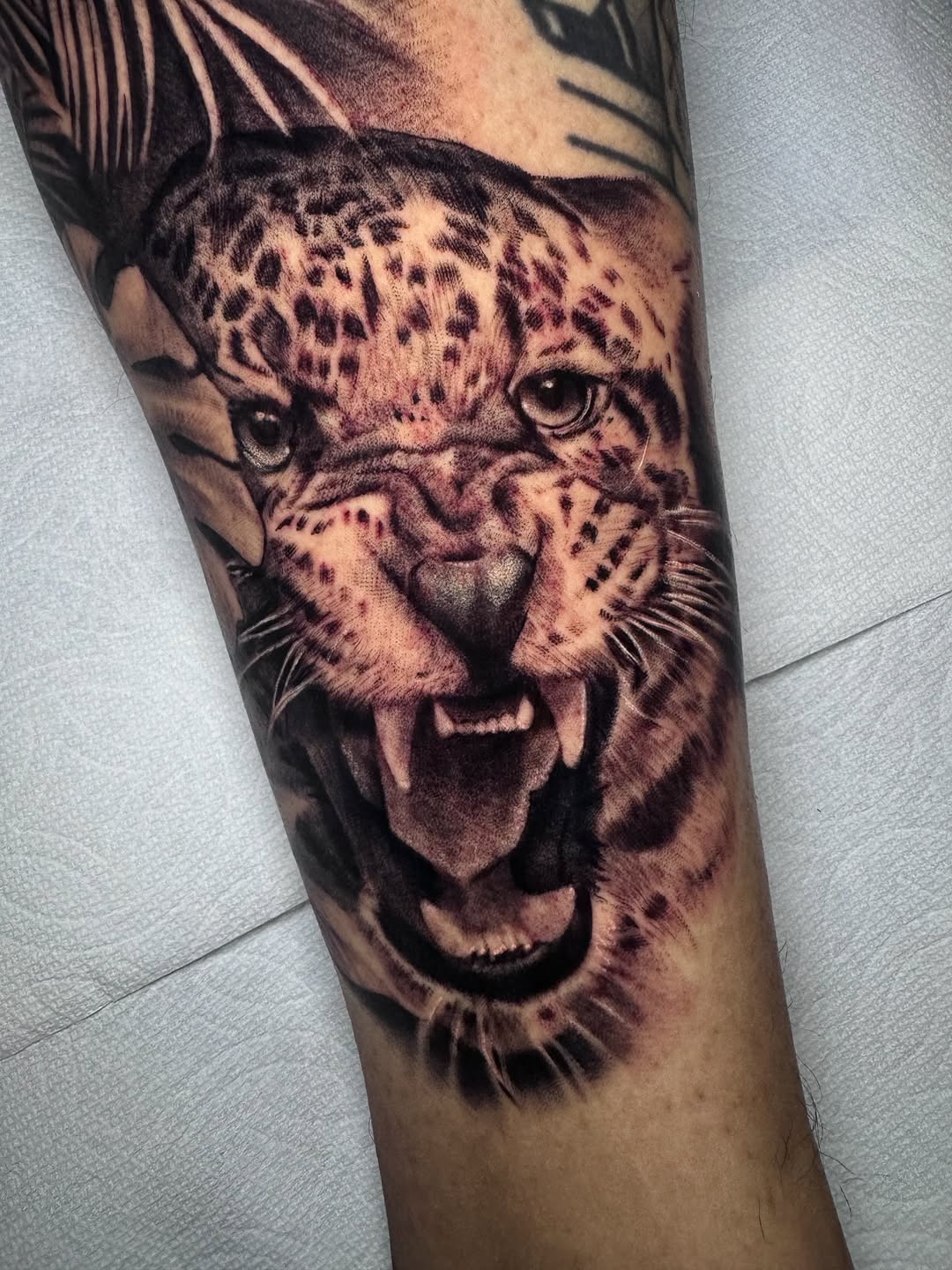 Tattoo by @dannysan14 — realism, black_and_grey
