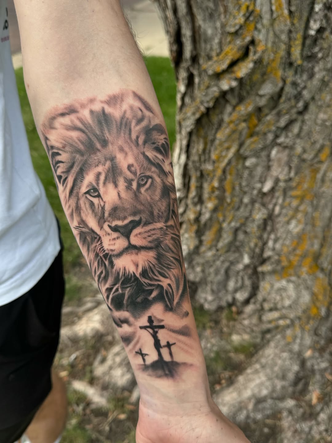 Tattoo by @dannysan14 — realism, black_and_grey