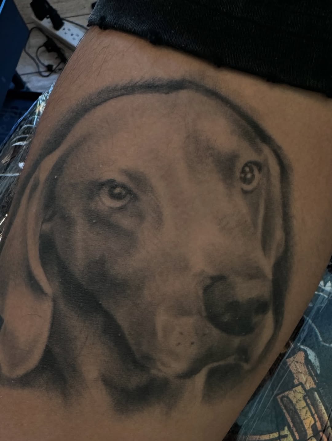 Tattoo by @dannysan14 — realism, black_and_grey