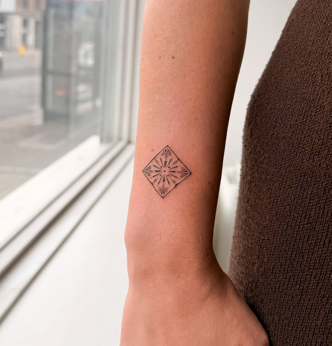 Tattoo by @aholladaytattoo — fine_line, geometric