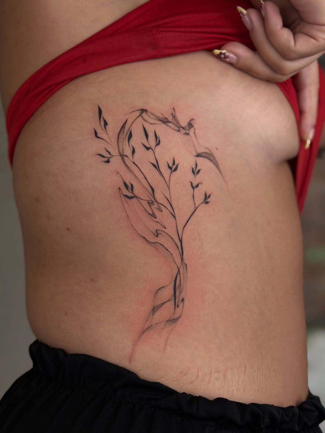 Tattoo by @er.ink.a — fine_line, black_and_grey