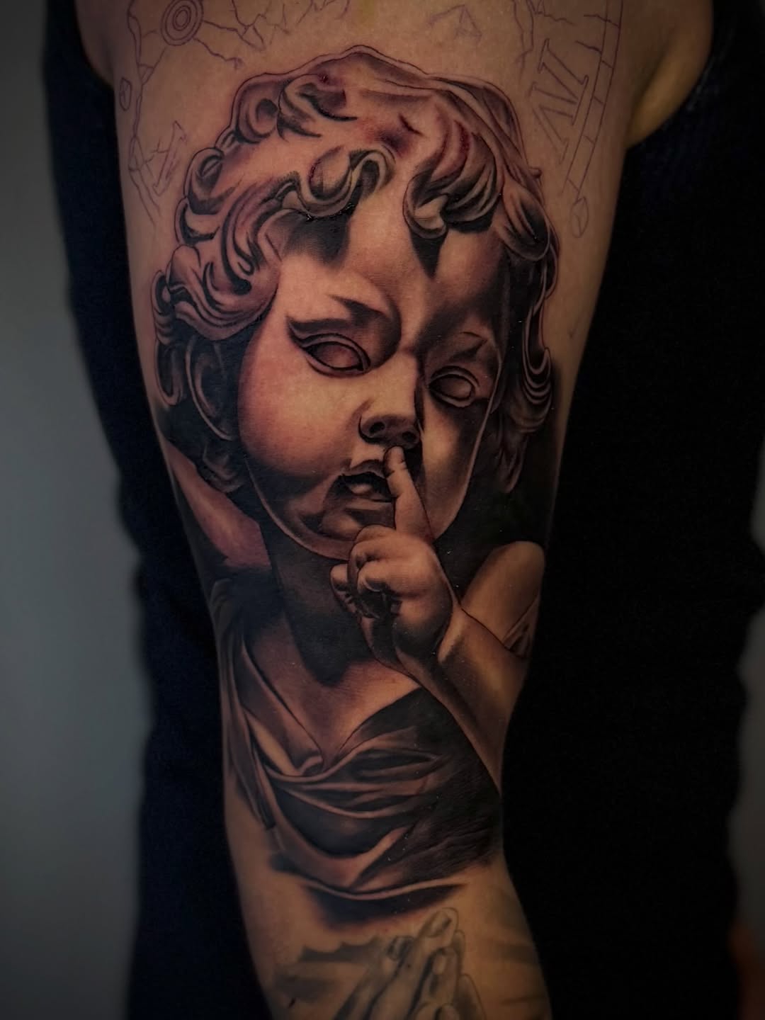Tattoo by @ocks_tattoos β realism, black_and_grey