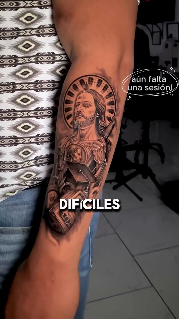 Tattoo by @nannytattoo — black_and_grey, realism