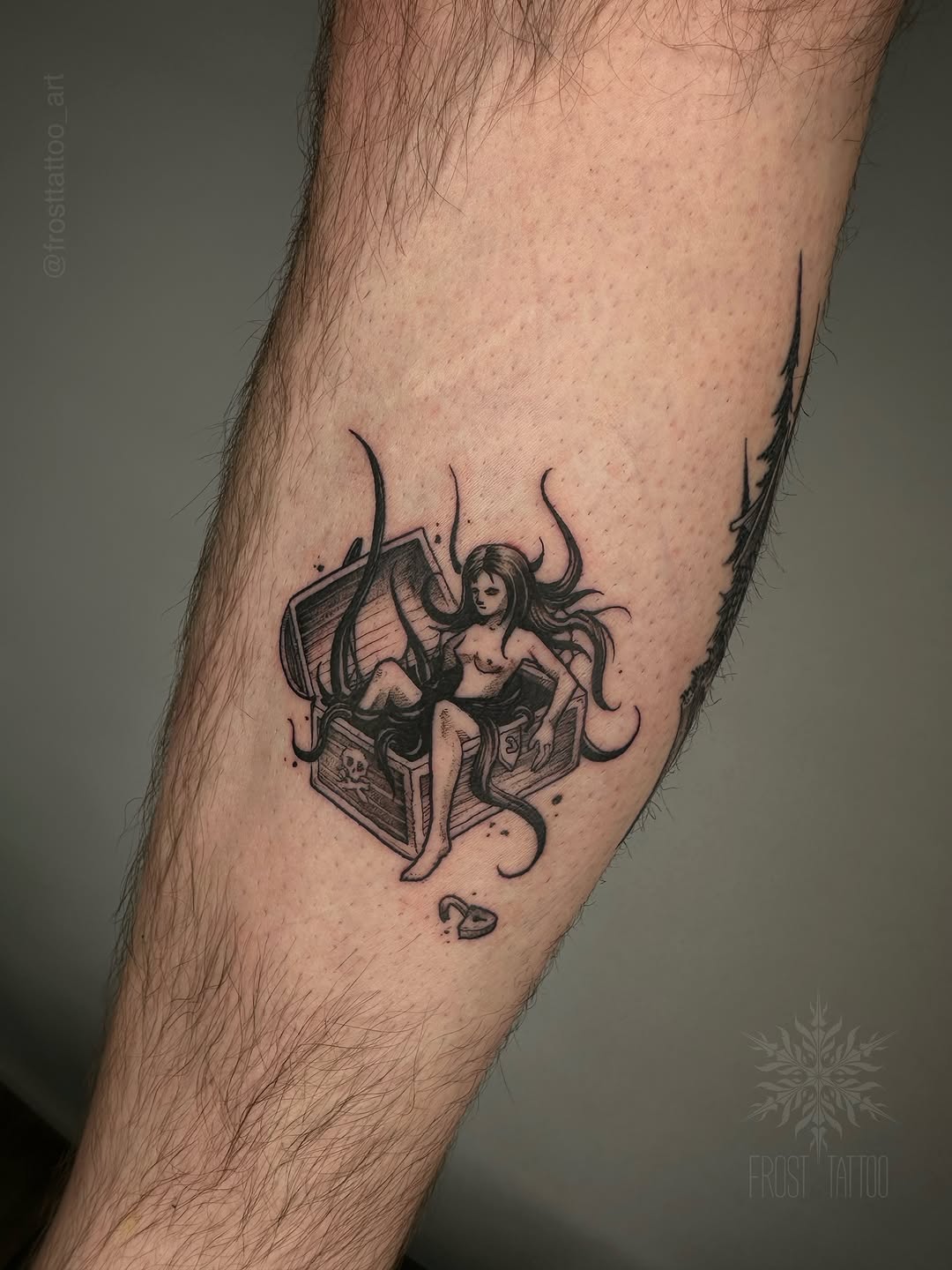 Tattoo by @frosttattoo_art — dark_realism, illustrative