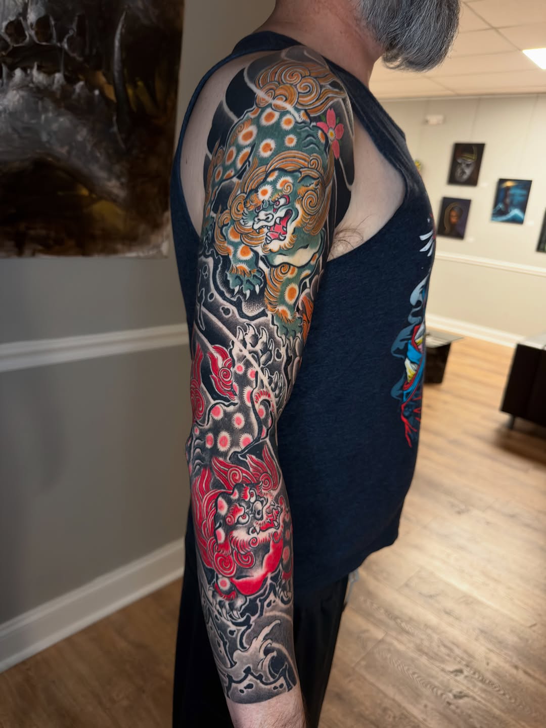 Tattoo by @joedejoya — japanese_irezumi, black_and_grey