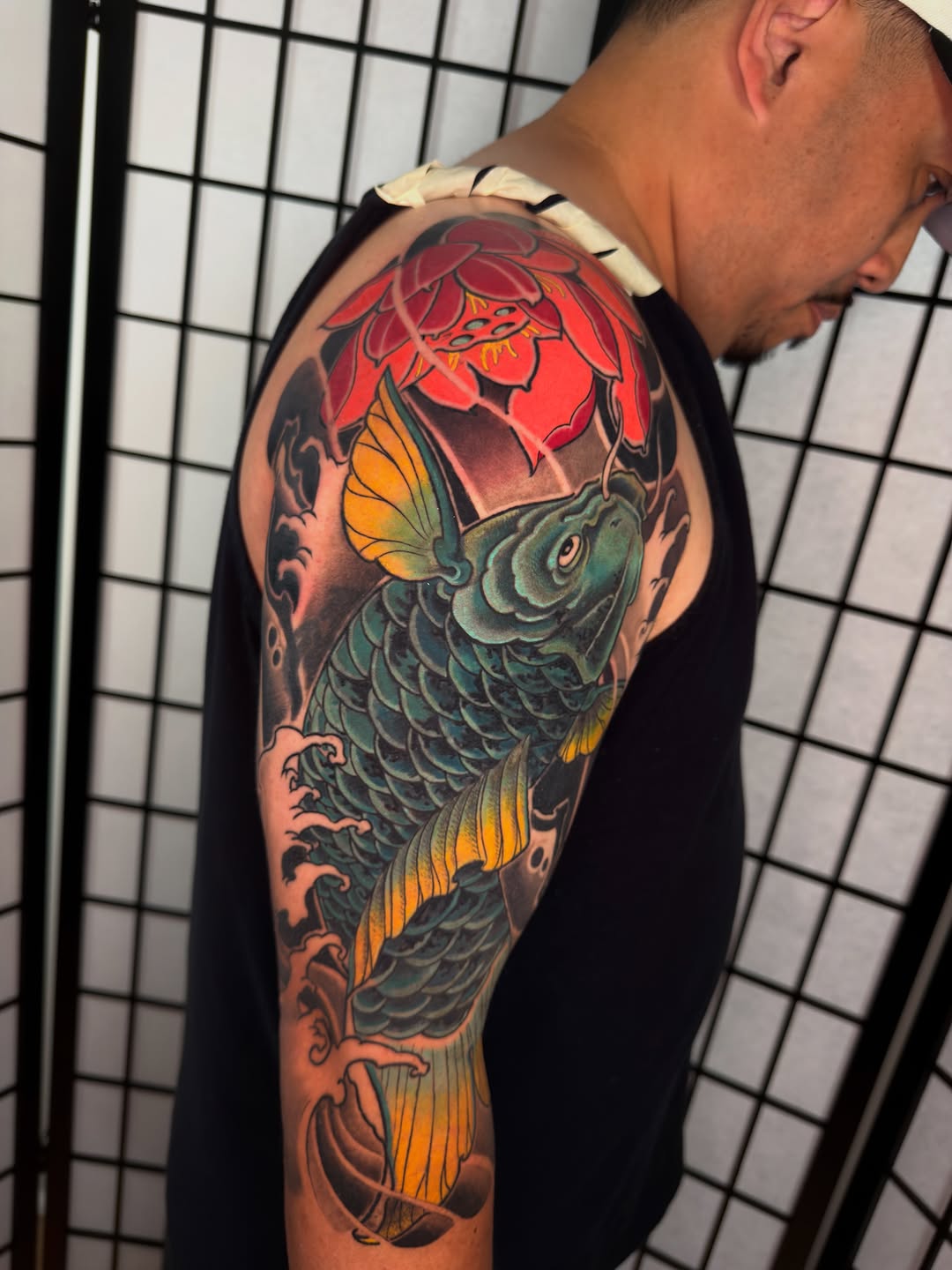 Tattoo by @joedejoya — japanese_irezumi, black_and_grey