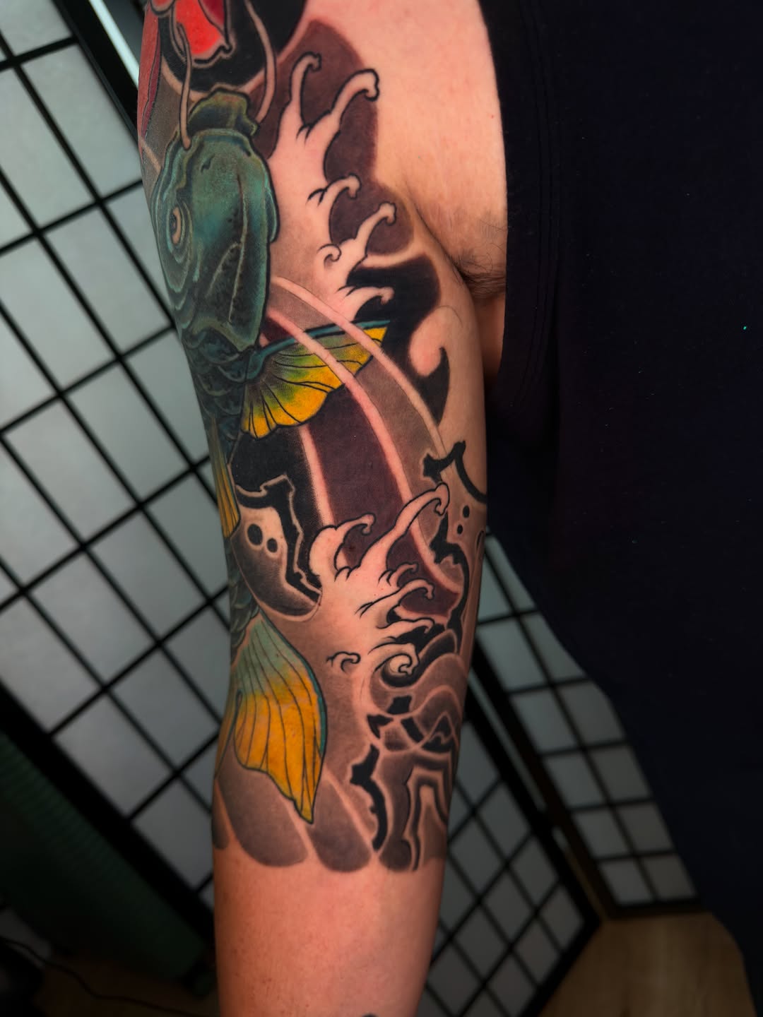 Tattoo by @joedejoya — japanese_irezumi, black_and_grey