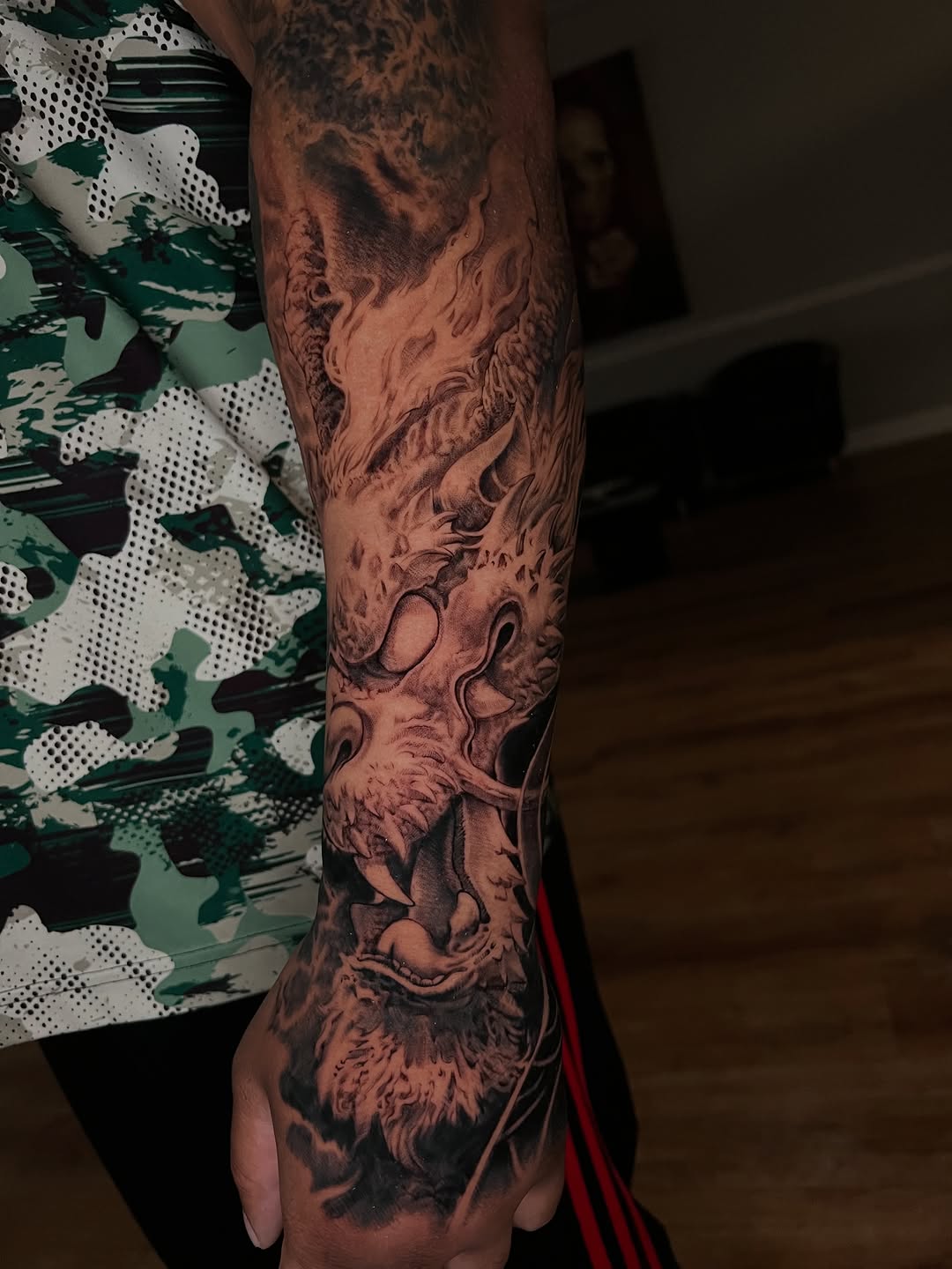 Tattoo by @joedejoya — black_and_grey, realism