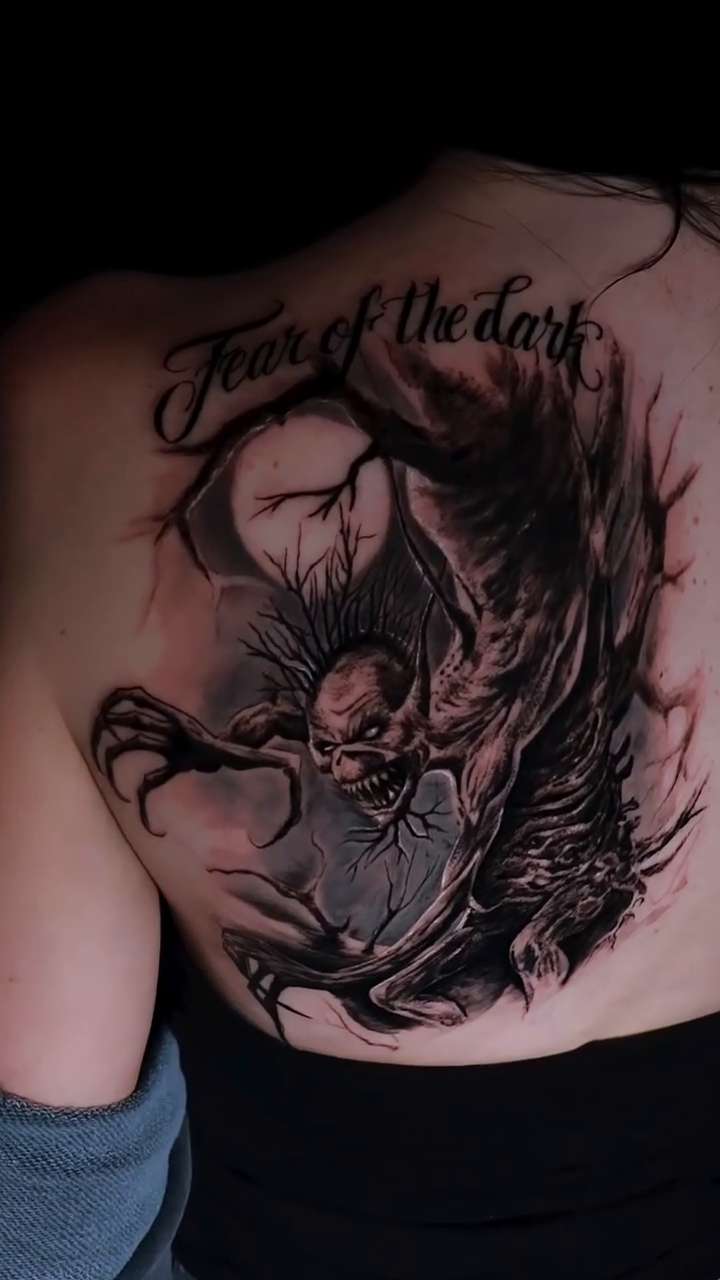 Tattoo by @fer703 — dark_realism, black_and_grey