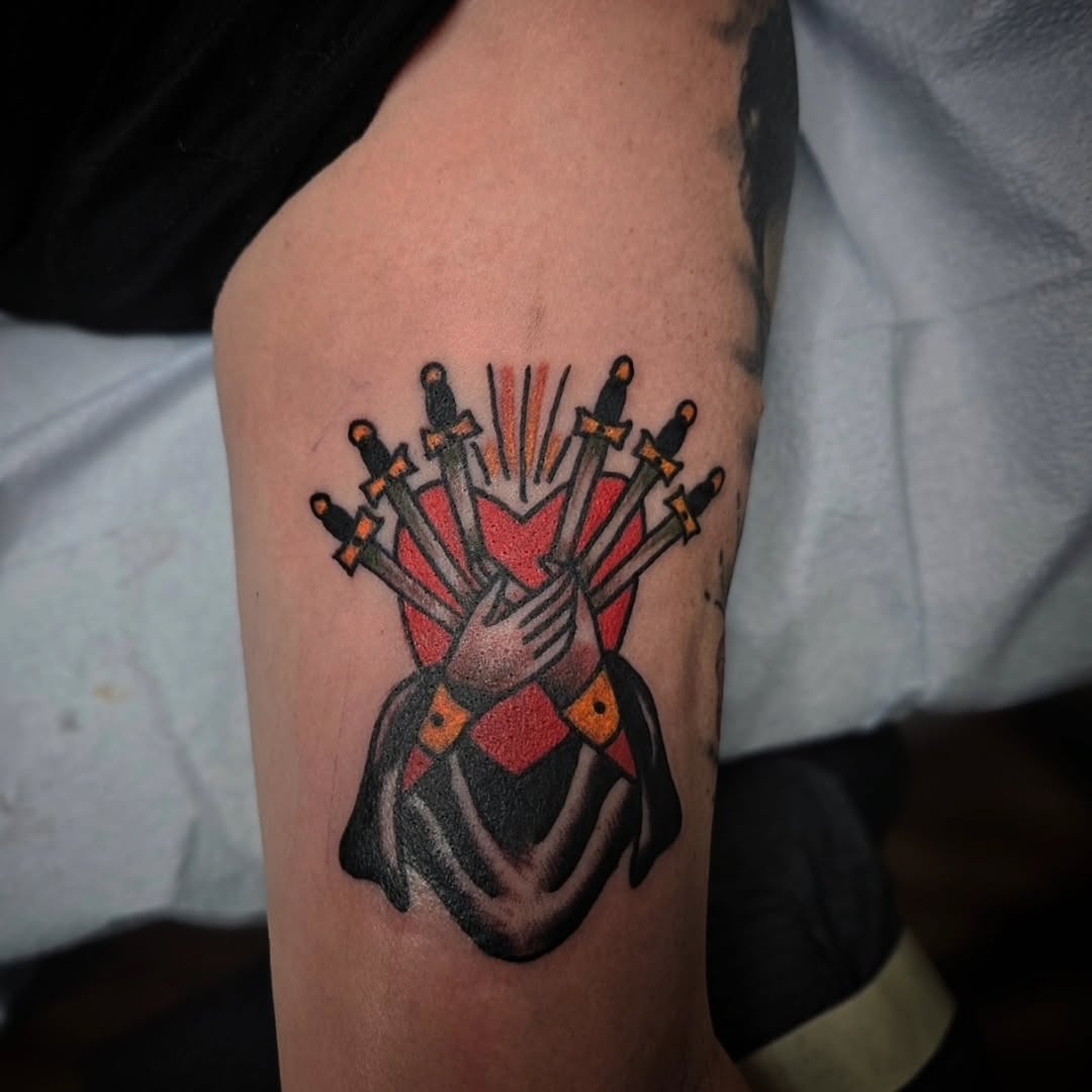 Tattoo by @celinaward — american_traditional
