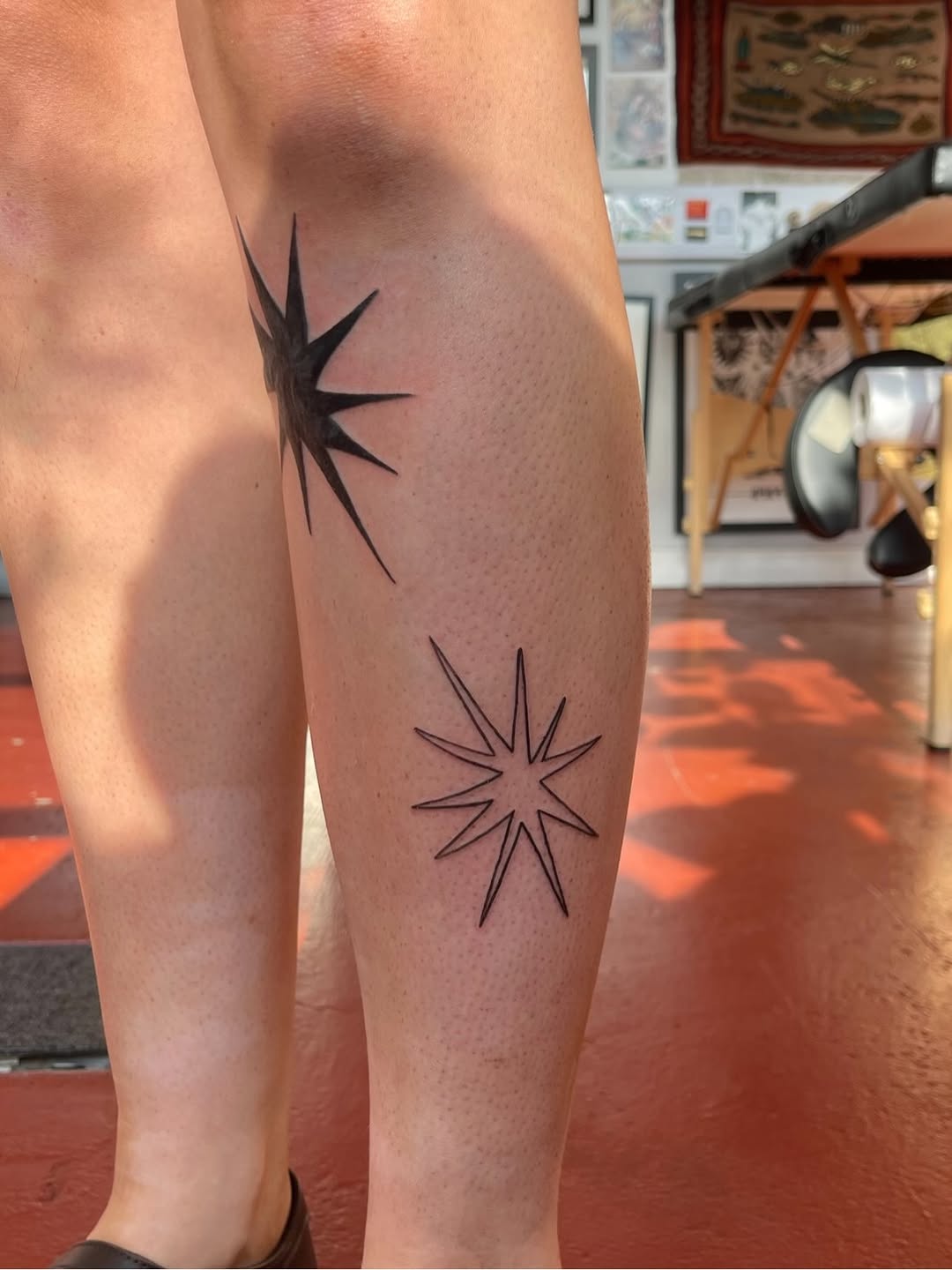 Tattoo by @pop.tats — blackwork, fine_line