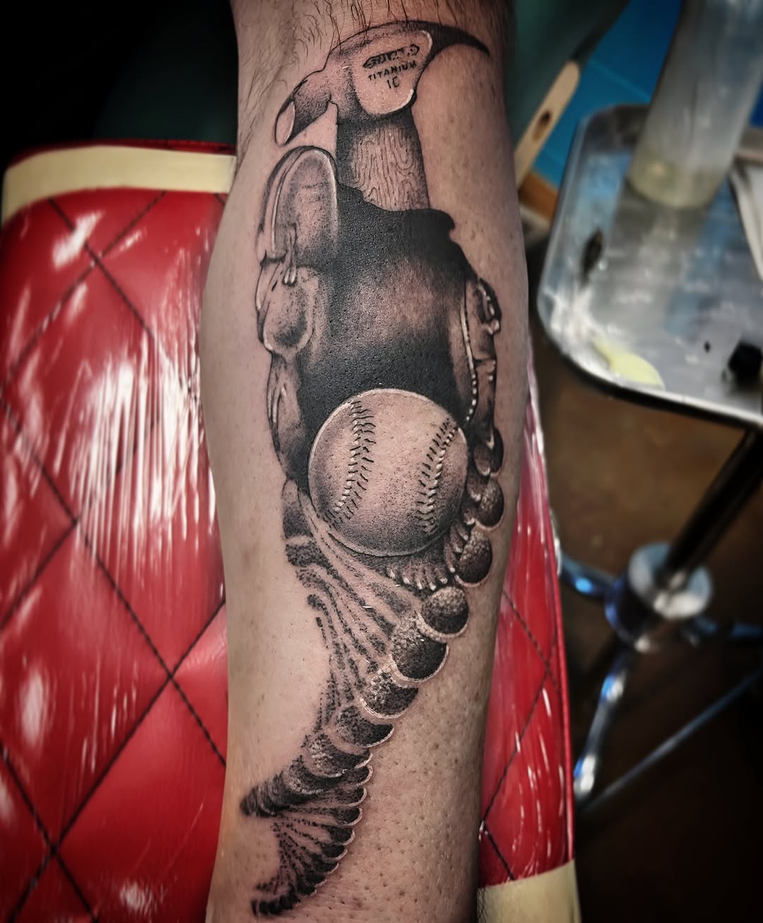 Tattoo by @freehandinbrandon — realism, black_and_grey