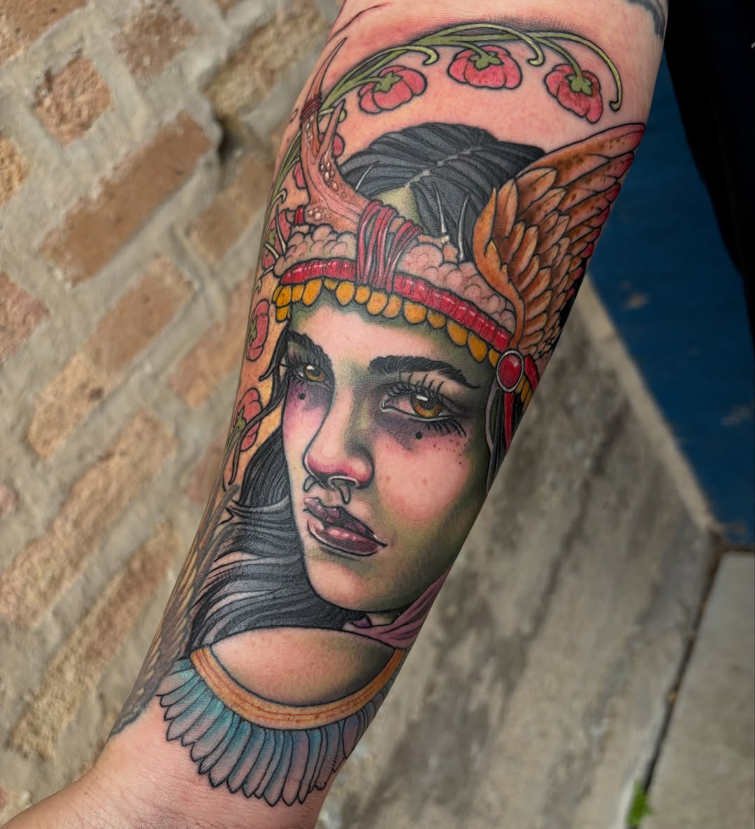 Tattoo by @earthgrasper — neo_traditional, realism