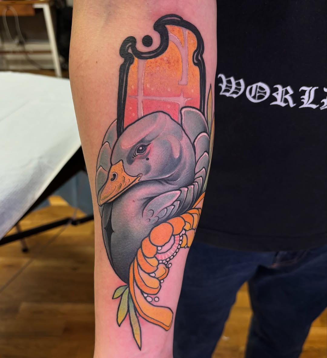 Tattoo by @earthgrasper — neo_traditional, black_and_grey