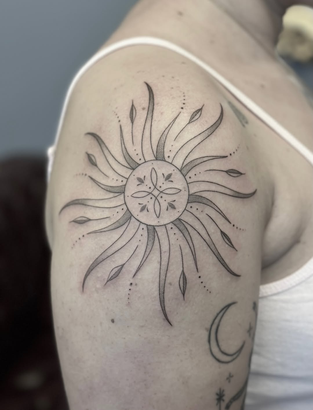 Tattoo by @cj.concepts — fine_line, dotwork