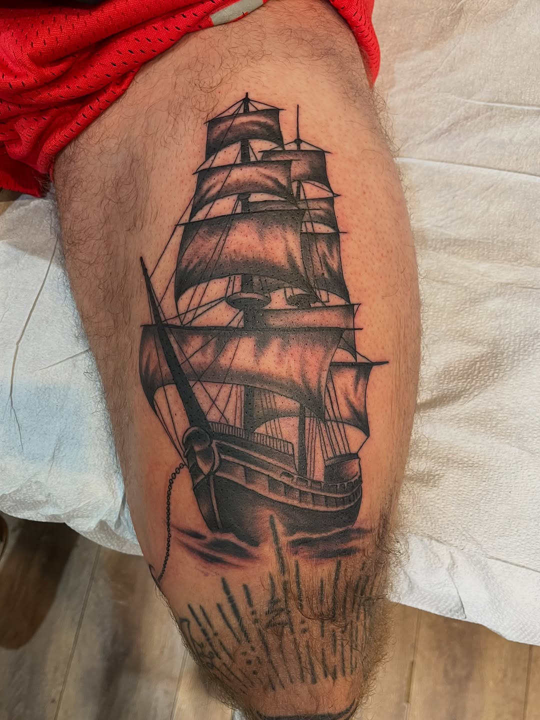 Tattoo by @jesse_fraser — black_and_grey, realism