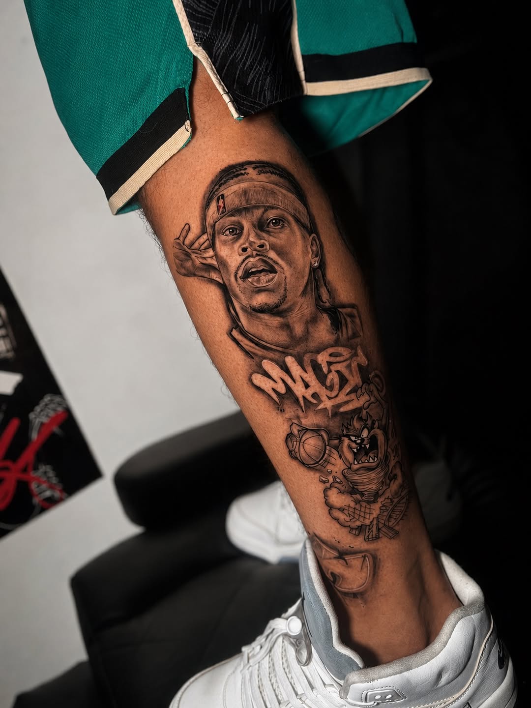 Tattoo by @m_kytattoo — realism, black_and_grey