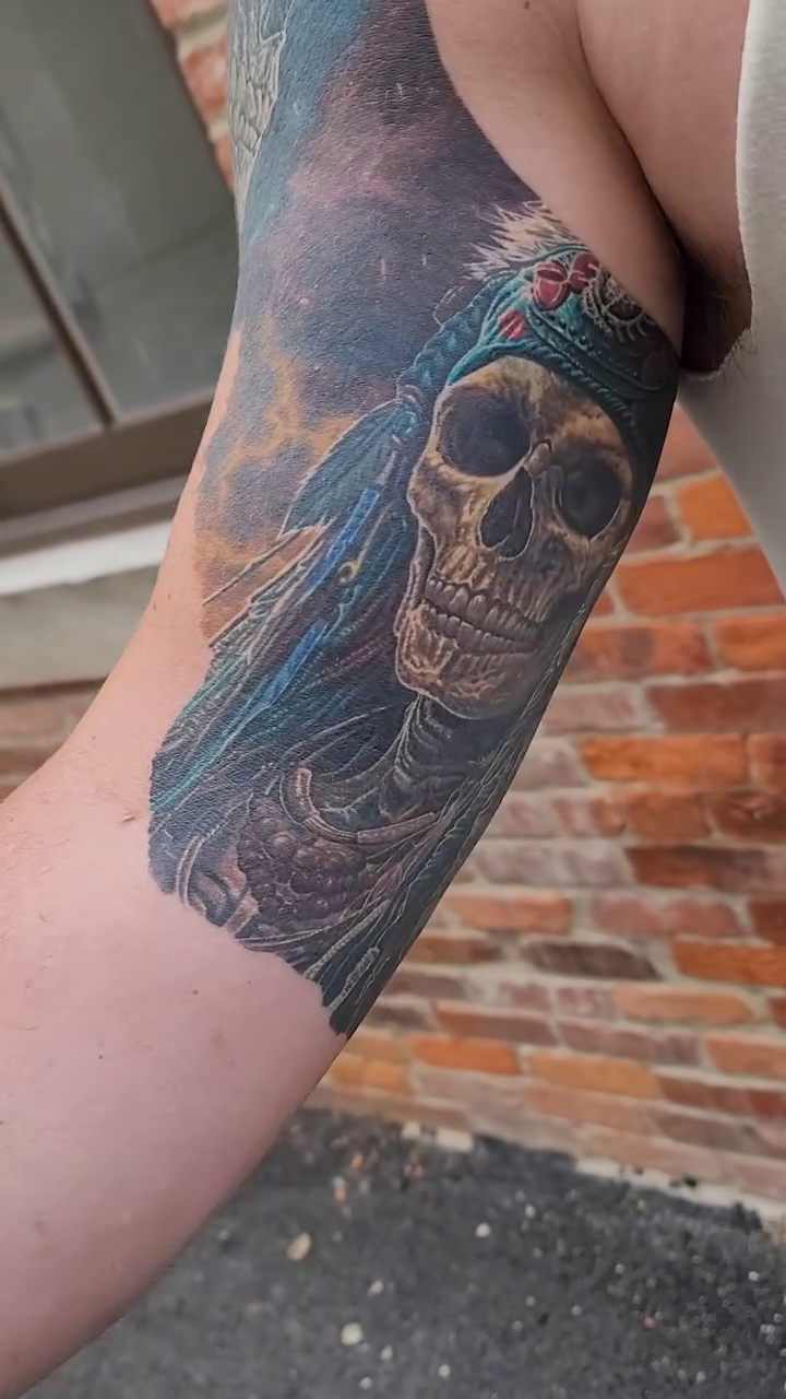 Tattoo by @tattoosbyronny — realism, black_and_grey