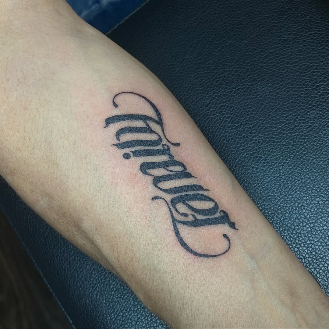 Tattoo by @ilenadoodles β lettering_script