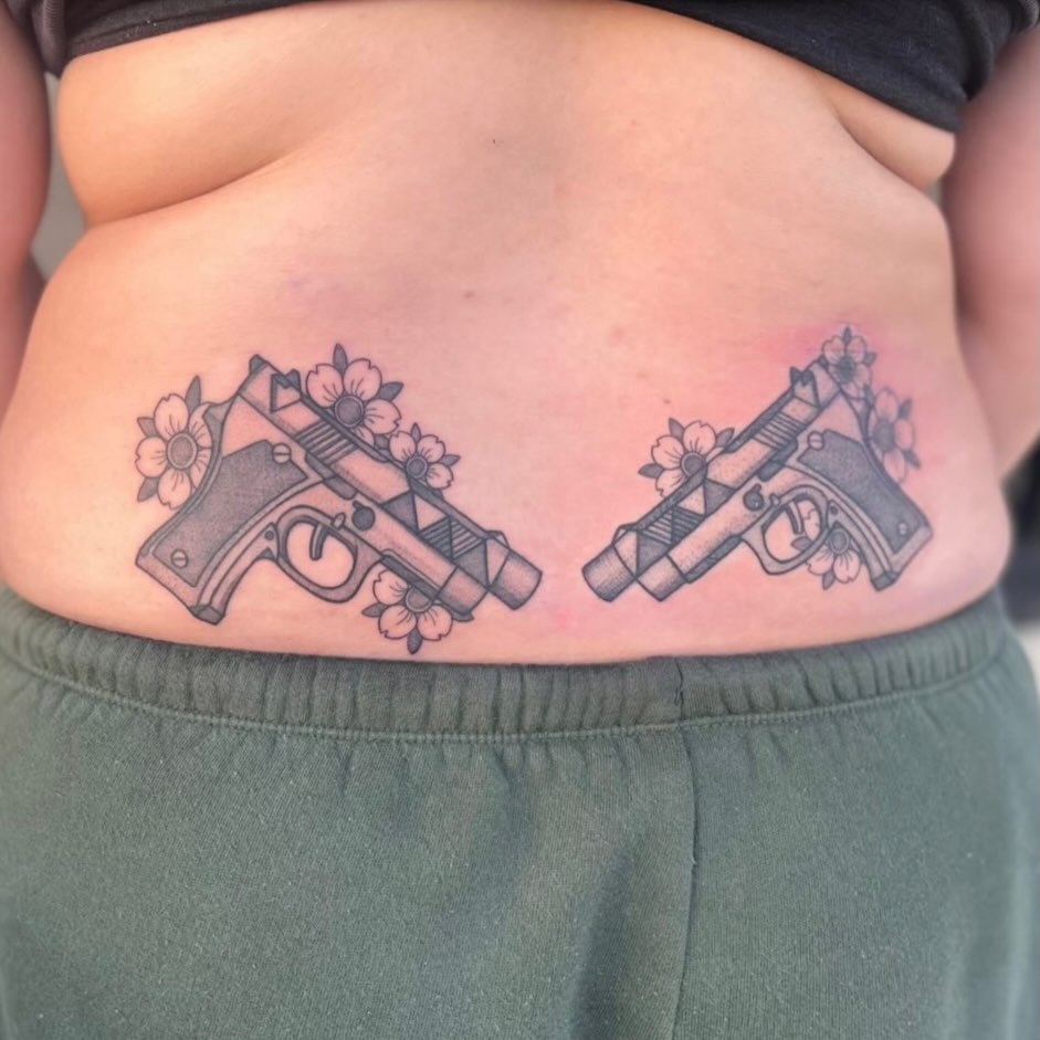 Tattoo by @notmarytattoos — black_and_grey, realism