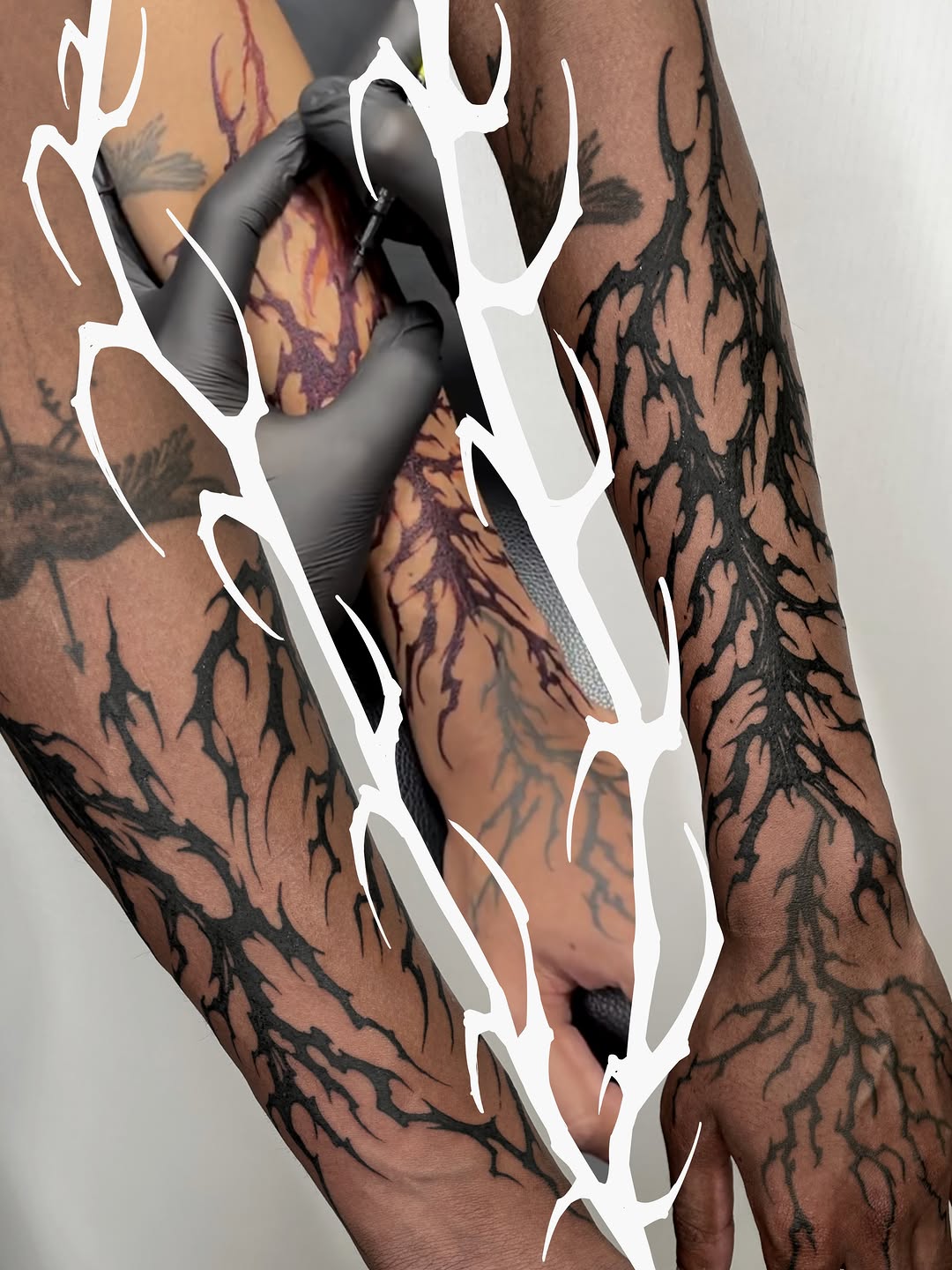 Tattoo by @otherself.tattoo — blackwork