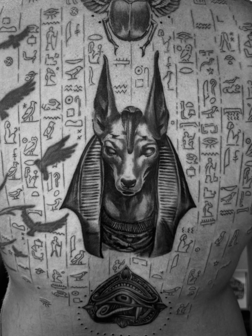 Tattoo by @artifexinks — black_and_grey, realism