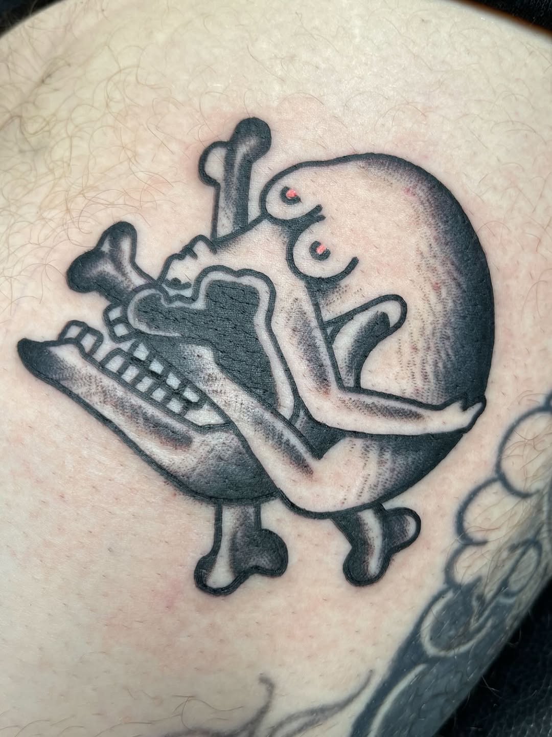 Tattoo by @goodtime_garrett — american_traditional, black_and_grey
