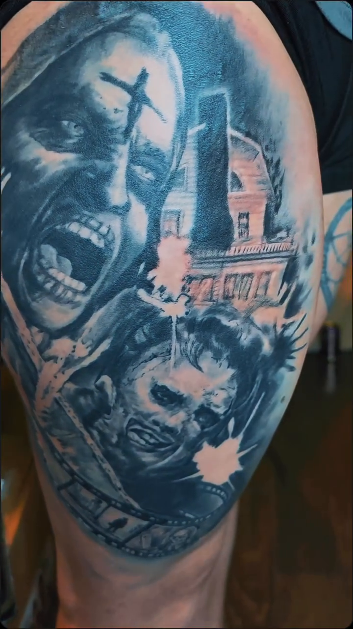 Tattoo by @freshtattoos — black_and_grey, realism