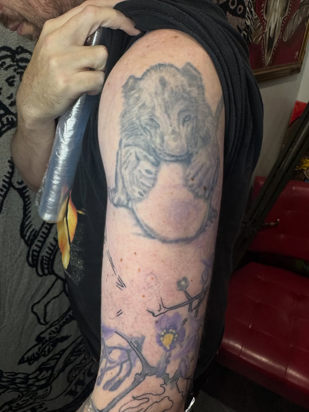 Tattoo by @rustoblack — realism, black_and_grey