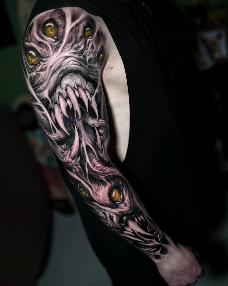 Tattoo by @roman_hide โ realism, dark_realism