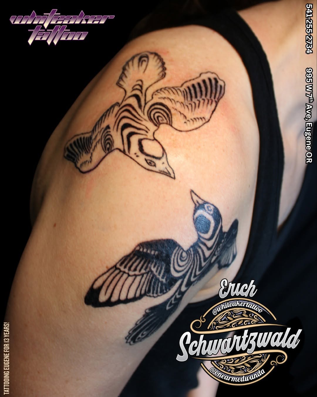 Tattoo by @erichschwartzwald_artist — blackwork